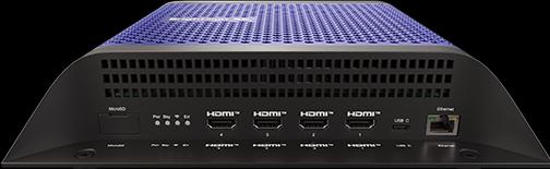 Productafbeelding BrightSign XC4055 Digital Signage mediaspeler (8K-speler, 4x HDMI-uitgang, Elite HTML, 3D-afbeeldingen, Web