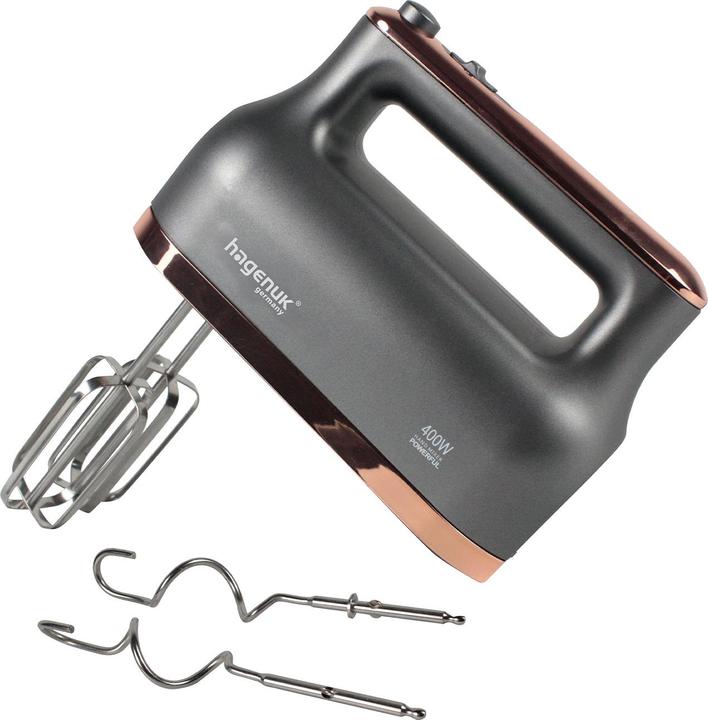 Immagine prodotto hagenuk Handmixer mit 5 Geschwindigkeitsstufen und Turbo (400 W)