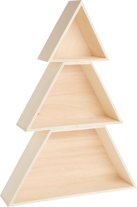 Image du produit Rico Design Set de boîtes en bois de sapin, contreplaqué