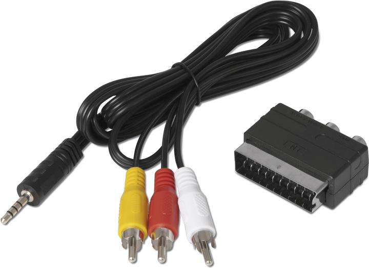 Actual product image TechniSat Cinch — 3.5mm Klinke (0.05 m, Cinch)