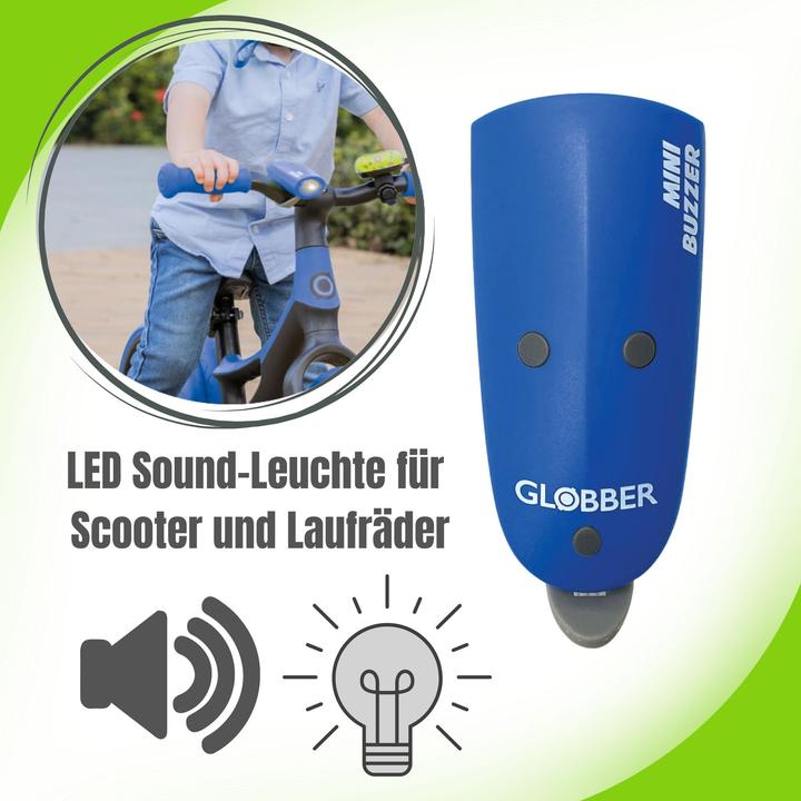 Immagine prodotto Globber Mini Buzzer - Luce sonora a LED per monopattino