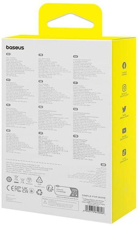 Produktbild Baseus Magnetic Mini (10000 mAh, 30 W, 38.50 Wh)