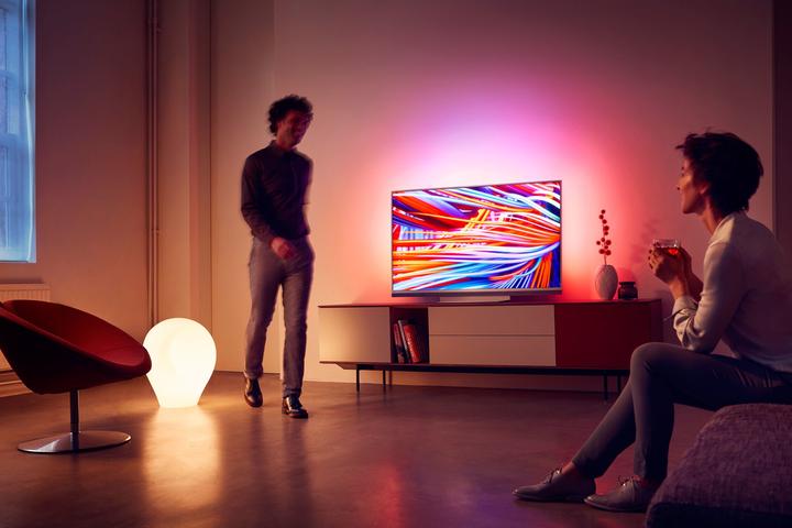 Produktbild Philips Ultraflacher 4K UHD-LED-Android-Fernseher 49PUS8503/12 (49", LED)