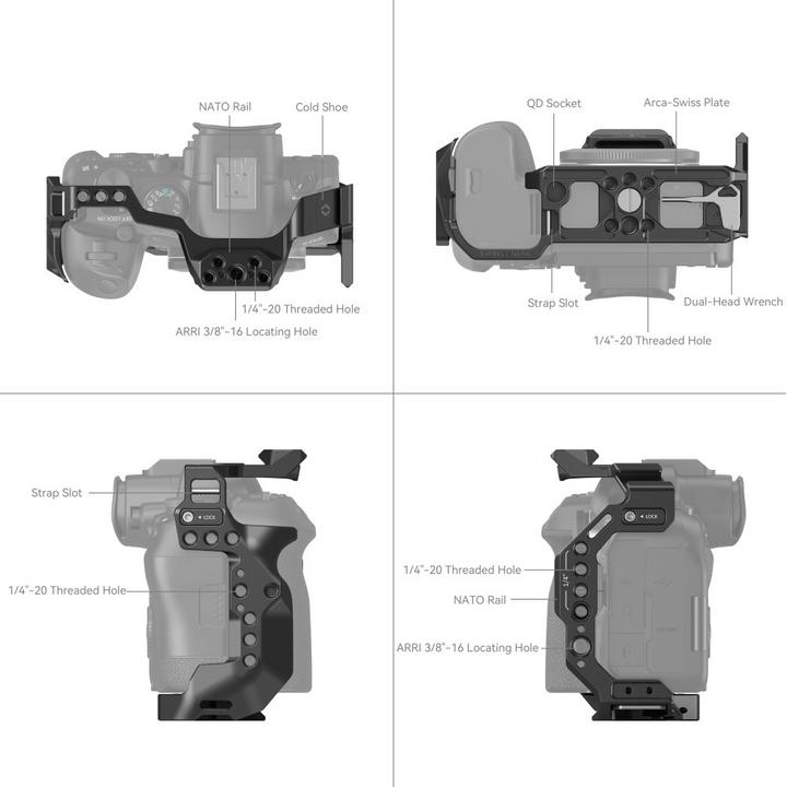 Image du produit SmallRig Cage pour Canon EOS R6 Mark II 4159 (Cage)