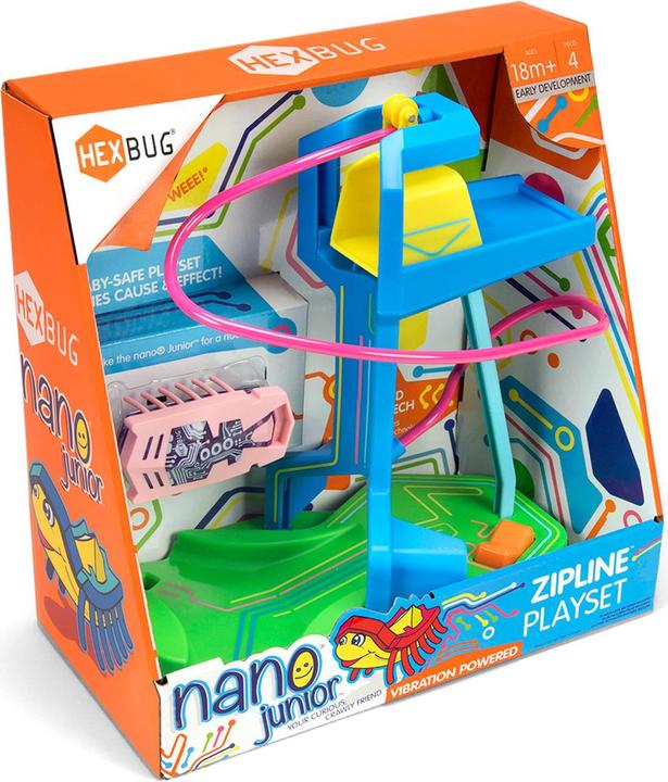 Actual product image Hexbug Nano Junior Zipline Playset, plastic, batteries incl. from 18 mths.
