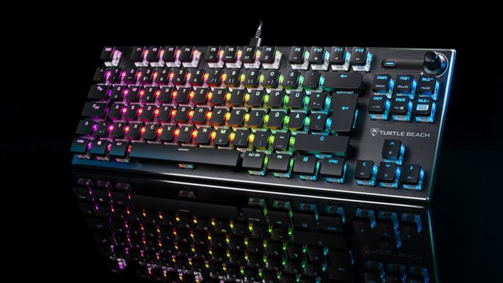 Produktbild Turtle Beach Vulcan TKL AIMO Gaming-Tastatur, Red Switch (DE, Kabelgebunden)