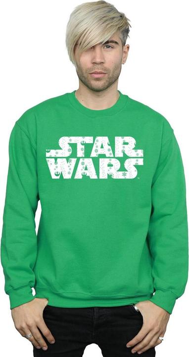Actual product image Star Wars Mens Christmas Logo Sweatshirt (XXL)