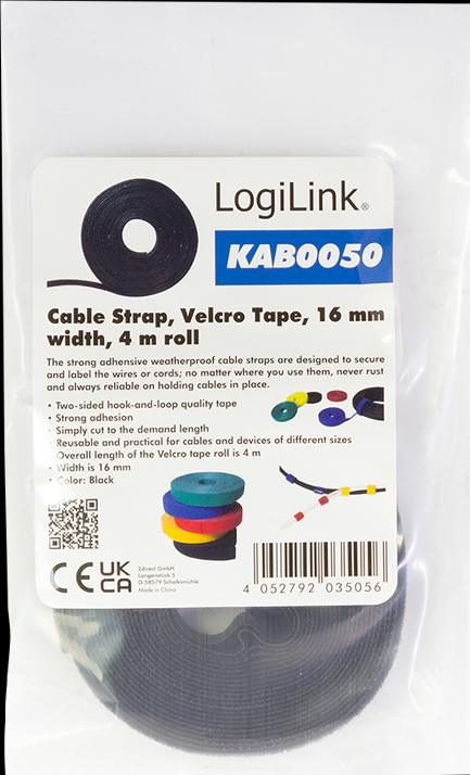 Produktbild LogiLink Klettbandrolle (16 mm)