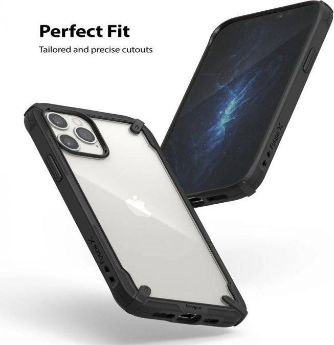 Actual product image Ringke Fusion X Case Armored Cover with Frame for iPhone 12 Pro (Apple iPhone 12)