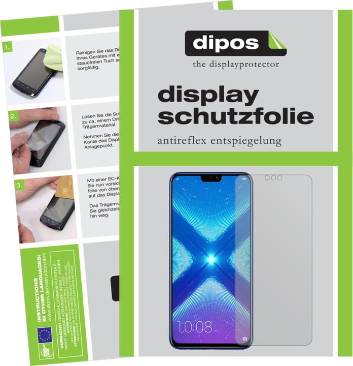 Produktbild Dipos Displayschutzfolie Antireflex (4 Stück, Honor 8X)