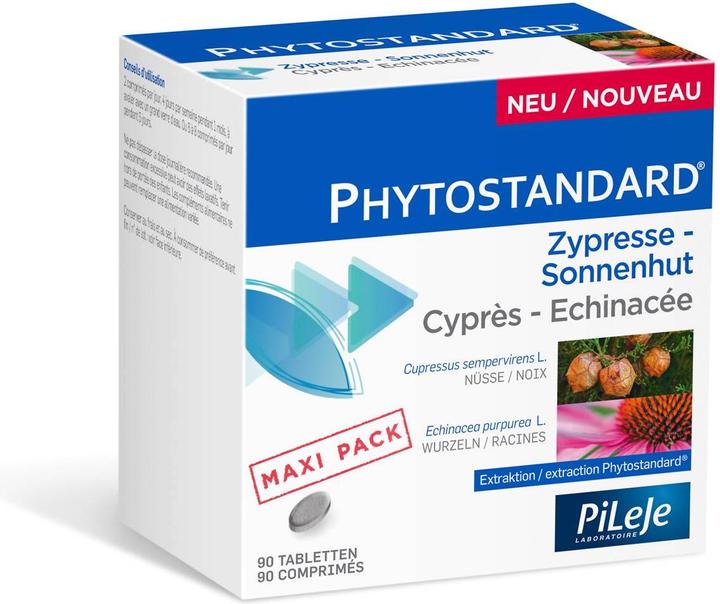 Produktbild Phytostandarts Zypresse - Sonnenhut Tabl (90 Stück, Tabletten, 880 g)