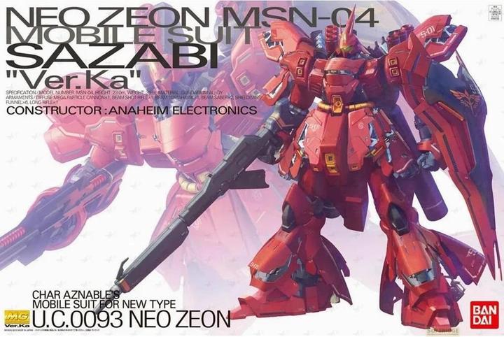 Immagine prodotto Bandai Gundam - Model Kit - MG 1/100 - MSN-04 Sazabi Ver.KA