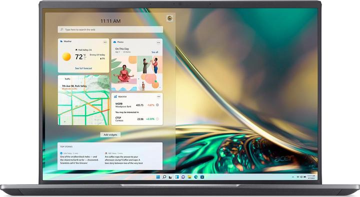 Actual product image Acer Swift X SFX14-51G - Intel Core i5 1240P / 1.7 GHz - Win 11 Home - GF RTX 3050... (14", Intel Core i5-1240P, 8 GB, 512 GB, DE)