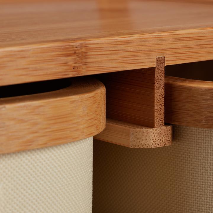 Actual product image Relaxdays Mini chest of drawers bamboo