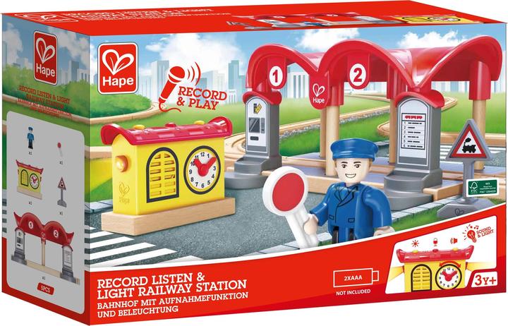 Produktbild Hape Bahnhof mit Licht und Aufnahmefunktion