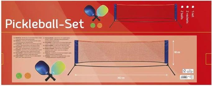 Produktbild Idena Pickleball Set Netz 2x Schläger/Bälle 5 Teile