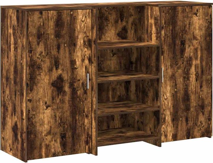 Produktbild VidaXL Empfangstheke Räuchereiche 155x50x103,5 cm Holzwerkstoff Empfangstresen