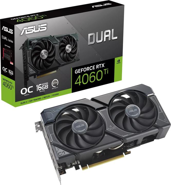 Produktbild ASUS Dual GeForce RTX 4060 Ti OC (16 GB)
