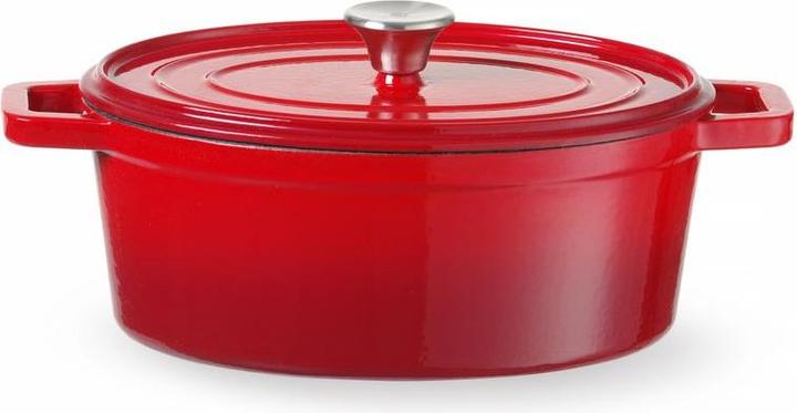 Actual product image Hendi Enamelled cast iron pot (24.50 cm, Casserole + Stewpot, Cast iron, Enamel)
