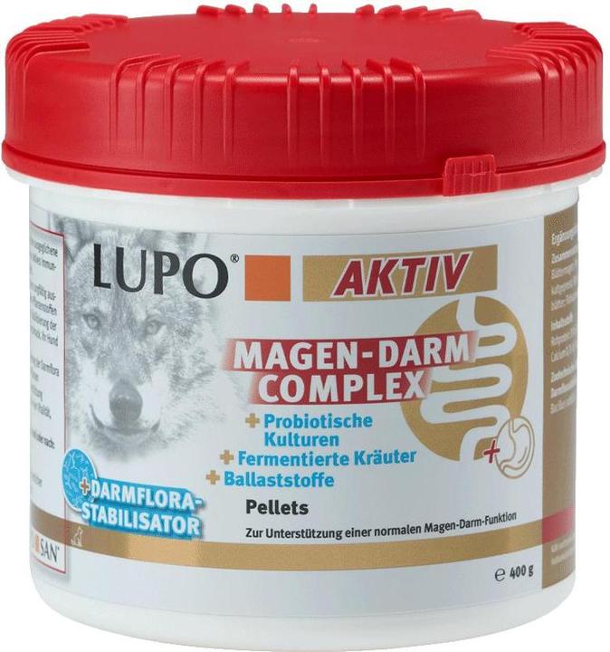 Immagine prodotto Luposan Integratore alimentare per cani Complesso gastrointestinale attivo, 400g (Adulto, 1 pz., 484 g)
