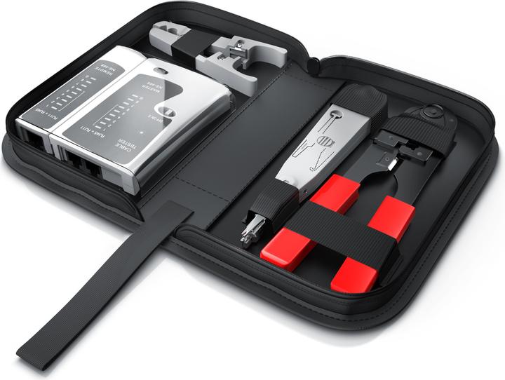 Produktbild CSL Netzwerk Kabeltester für RJ45 & RJ11-Kabel - Patchkabel Leitungstester - LAN Network Cable Tester