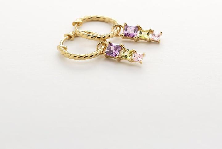 Actual product image Esprit SQUARE COLORS Ohrschmuck (Silver 925)