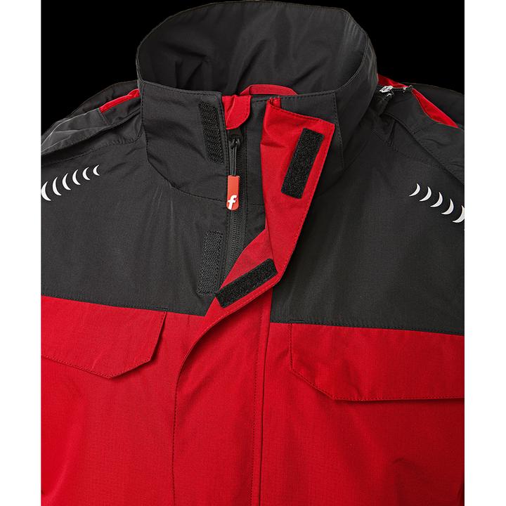 Produktbild Magni Regenjacke Plus rot/schwarz Gr. XL Fortis Elements (XL)