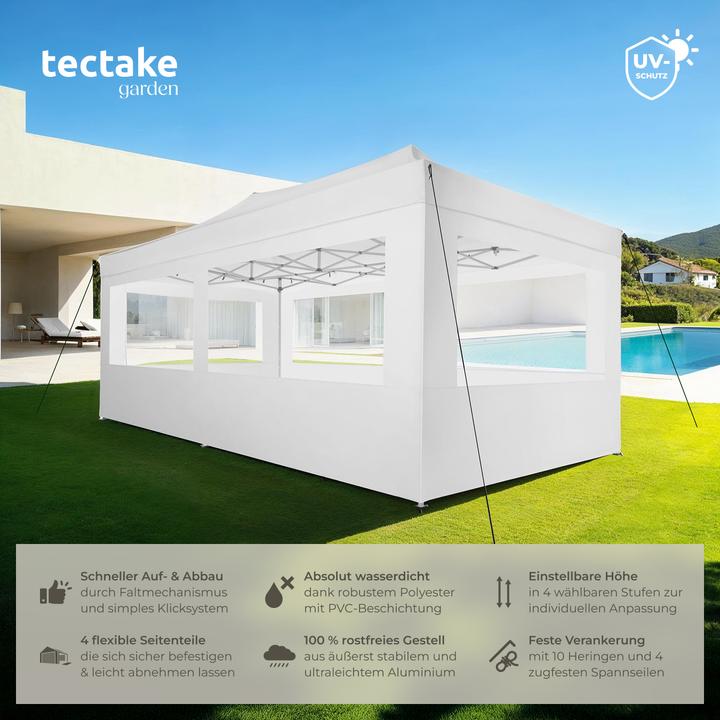 Immagine prodotto tectake Gazebo da giardino (600 cm, 300 cm)
