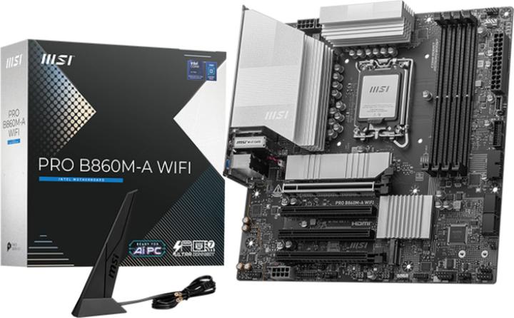 MSI PRO B860M-A WIFI (LGA 1851, Intel B860, mATX)