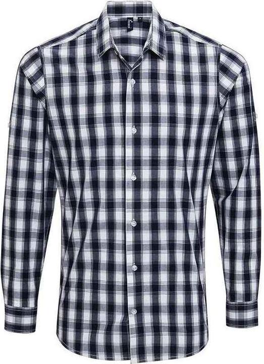 Premier Mulligan Camicia A Quadri Manica Lunga Uomo (XXL)