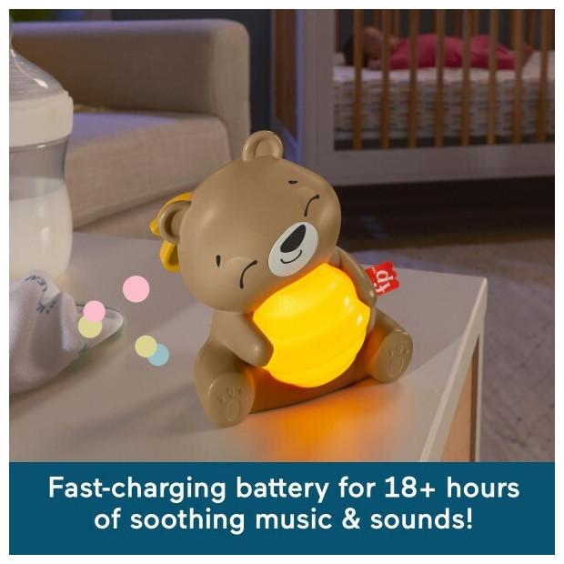 Produktbild Fisher-Price Beruhigendes Bärchen Spieluhr zum Mitnehmen für Babys mit einstellbarem Timer für Neugeborene