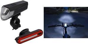 Produktbild Fischer LED-Akku Bel.-Set Bremsbel. 80 Lux (80 lm, 20 lm)