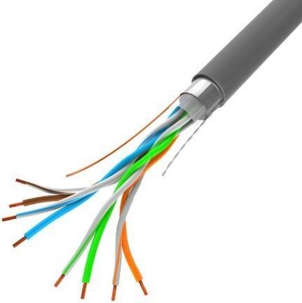 Actual product image Lanberg LAN-Kabel FTP 100MB/s CCA Draht 100m Grau (100 m)