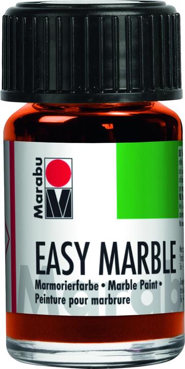 Immagine prodotto Marabu Vernice marmorizzante "Easy Marble", arancione, 15 ml, in barattolo (Arancia, 15 ml)