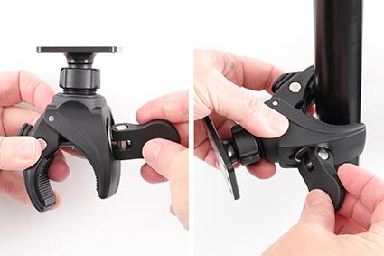 Image du produit Brodit Support de tube pour tubes de 12 à 44 mm de diamètre, fixation avec fonction de serrage rapide