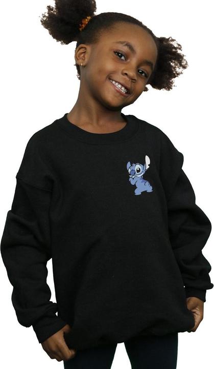 Produktbild Disney Lilo And Stitch Stitch Backside Breast Print Sweatshirt Mädchen (152, 158)