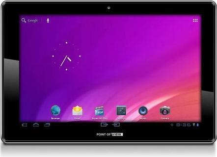 Point of View 3 XXL (4G, 10.10", 8 GB, Silber)