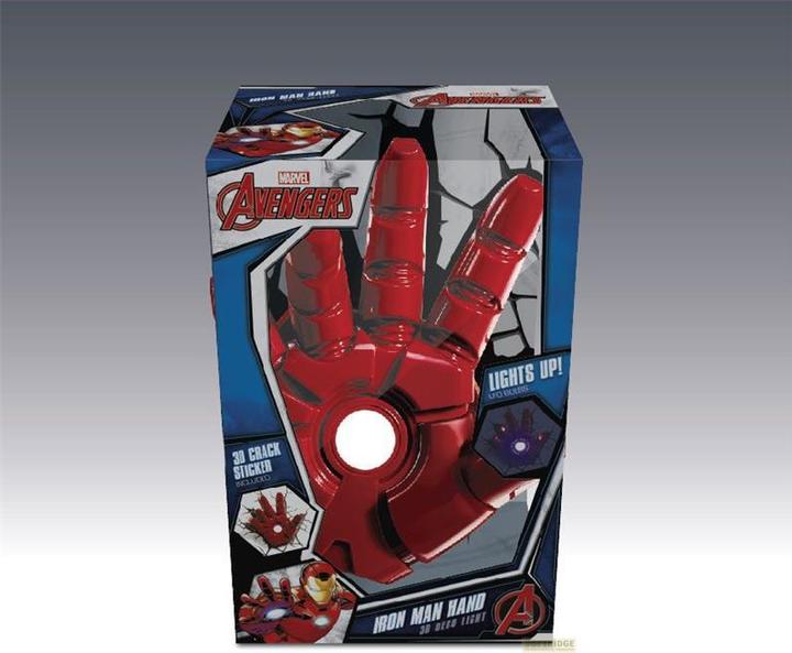 Actual product image The Source Marvel: Iron Man Hand 3D Wall Light