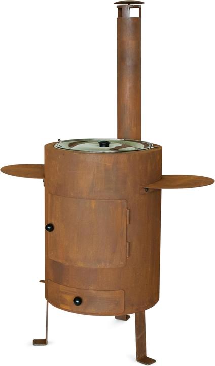 Feu du Jardin Poêle à fondue et d'extérieur Deluxe rouille