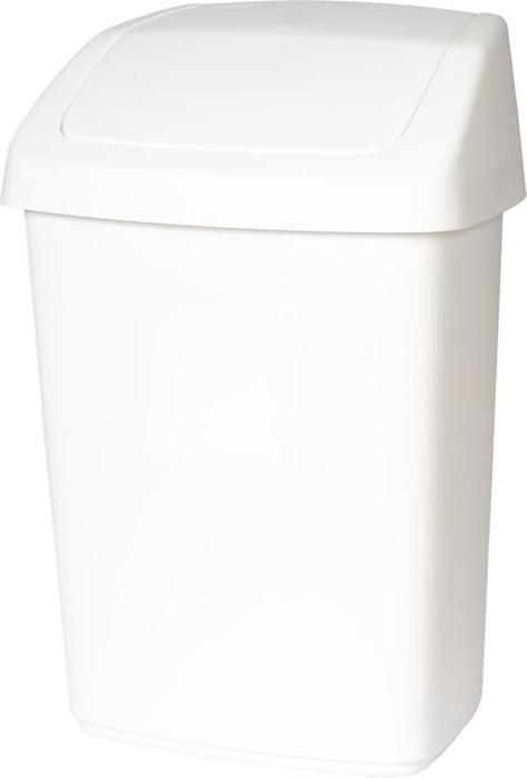 Immagine prodotto Vepa Bins Cestino per rifiuti con coperchio basculante, capacità 25 l, bianco. (25 l)