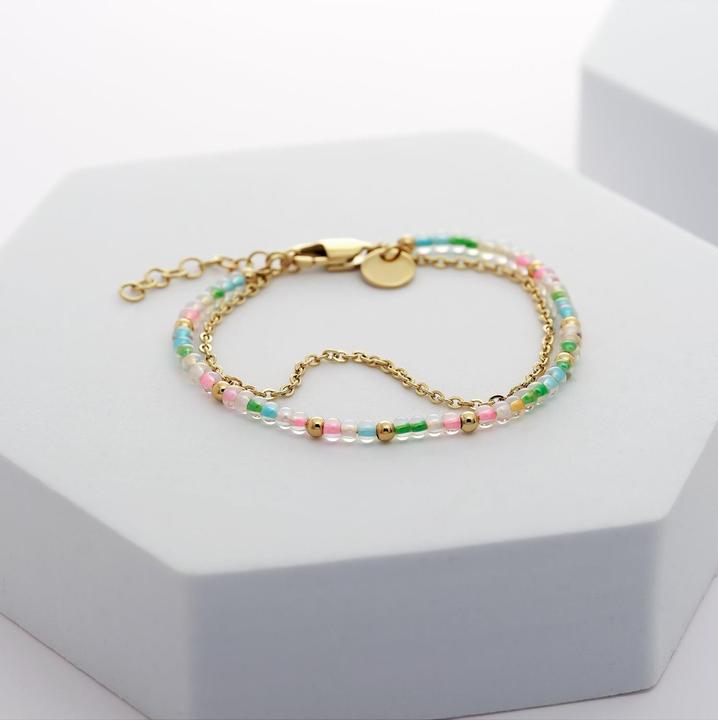 Produktbild Guido Maria Kretschmer Armband (17 cm, Edelstahl, Kunststoff, Perle)
