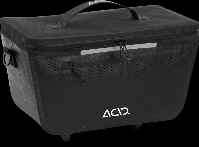 ACID Trunk Bag PRO 10 RILink, flame'n'blackborsa da portapacchi (Luggage carrier bag)