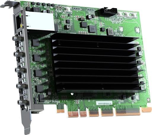 Actual product image Matrox QuadHead2Go Q155 4K standalone PCIe card 1 x HDMI input, 4 x HDMI outputs and 1 x RJ45