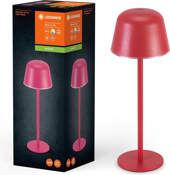 Produktbild Ledvance Endura Style Table CCT USB Magenta (200 lm)
