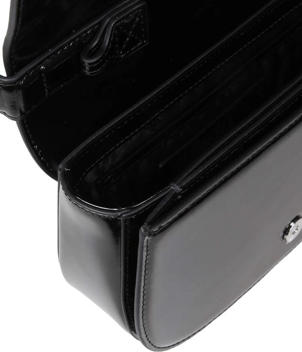 Actual product image Diesel 1dr shoulder bag in black smooth leather
