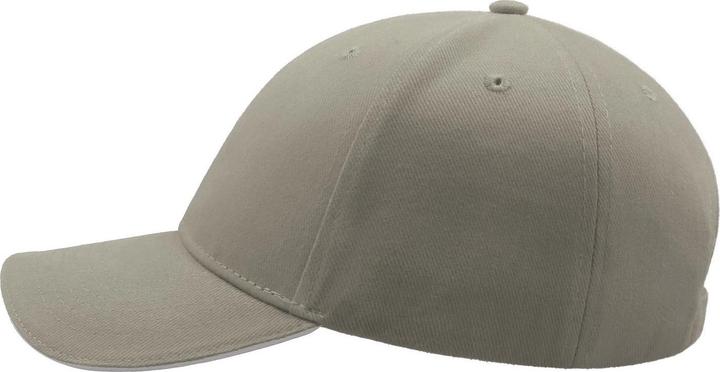 Produktbild Atlantis Liberty Baseballkappe mit 6 Paneelen aus gebürsteter Baumwolle (One Size)