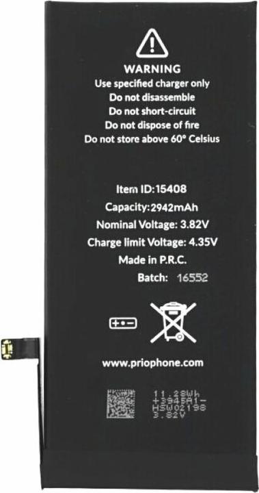 Image du produit prio Batterie pour Apple iPhone XR (Universal APN) (Batterie, iPhone XR)