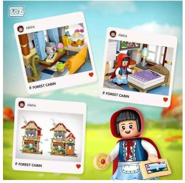 Image du produit LOZ 1225 - Maison du conte de fées du Petit Chaperon Rouge