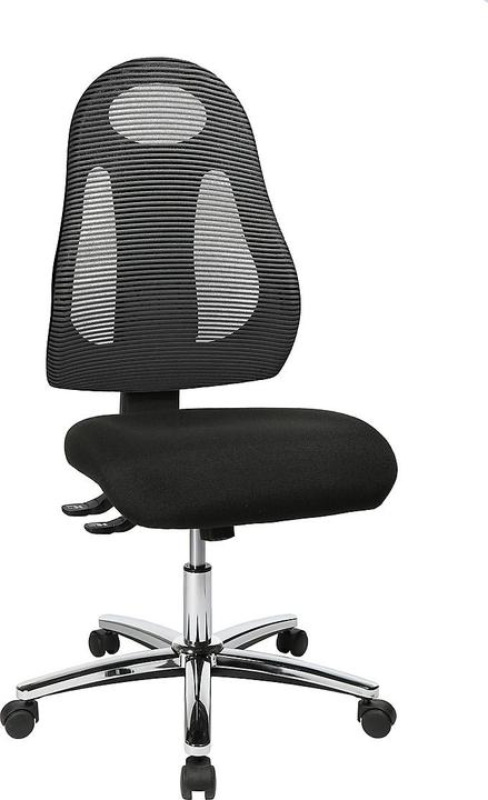 Actual product image Topstar Office chair FREE ART, synchronous mechanism, without armrests, breathable design backrest