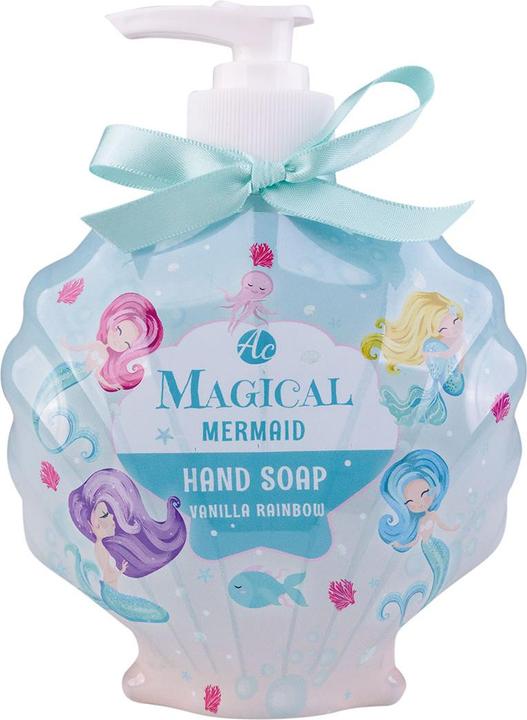 Immagine prodotto Accentra Seifenspender mit Flüssigseife MAGICAL MERMAID im Muschel-Design (Dispositivo, 340 ml)